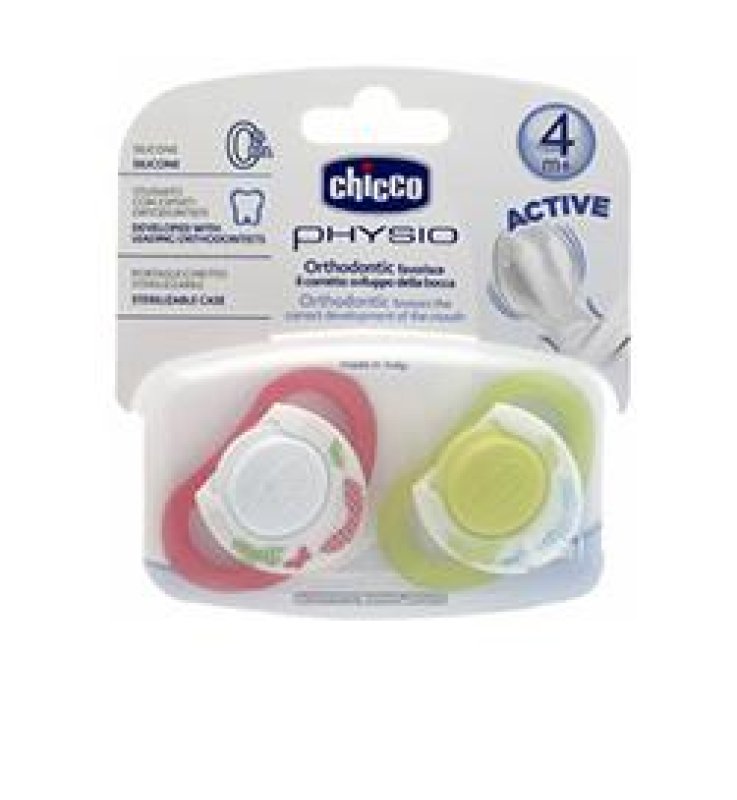 CHICCO SUCCHIETTO SILICONE LUMINOSO 4M+ 2 PEZZI