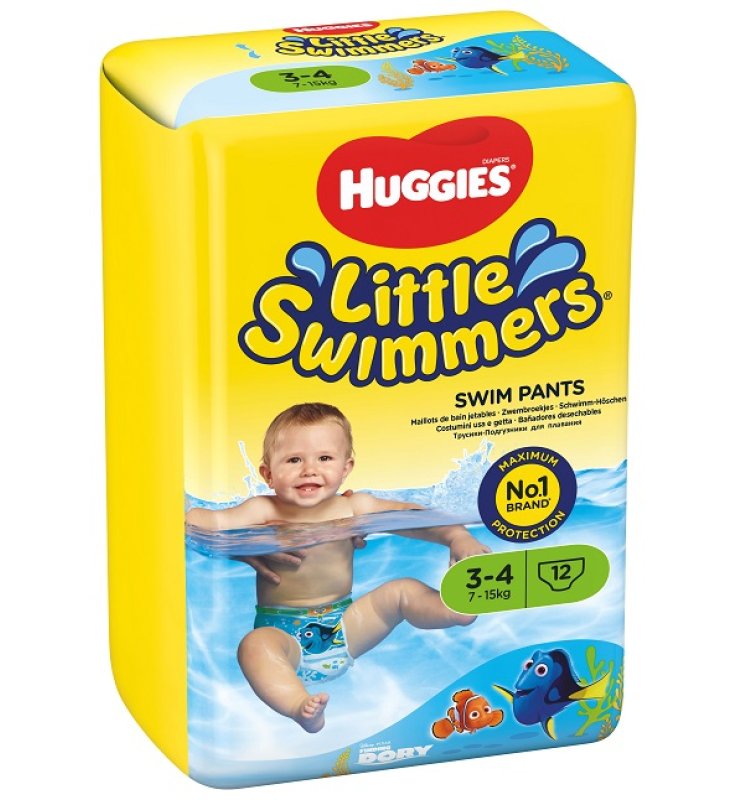 HUGGIES SWIMM SMAL  7-12K 12P