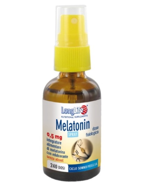 LONGLIFE MELATONIN SPRAY 0,5MG 30 ML