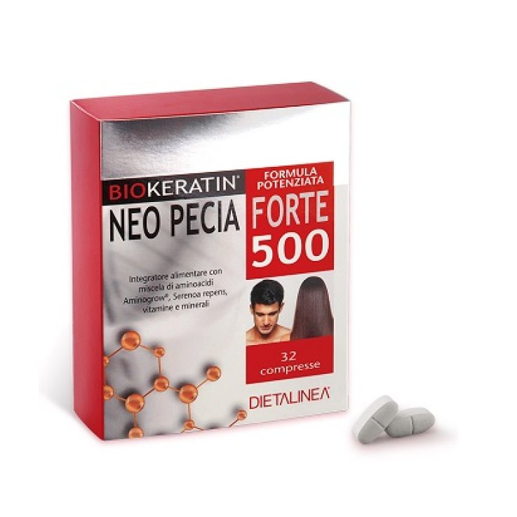 DIETALINEA BIOKERATIN NEO PECIA FORTE 500 32 COMPRESSE 4 BLISTER IN ASTUCCIO 48 G DIETALINEA BIOKERATIN NEO PECIA FORTE 500 32 COMPRESSE 4 BLISTER IN ASTUCCIO 48 G