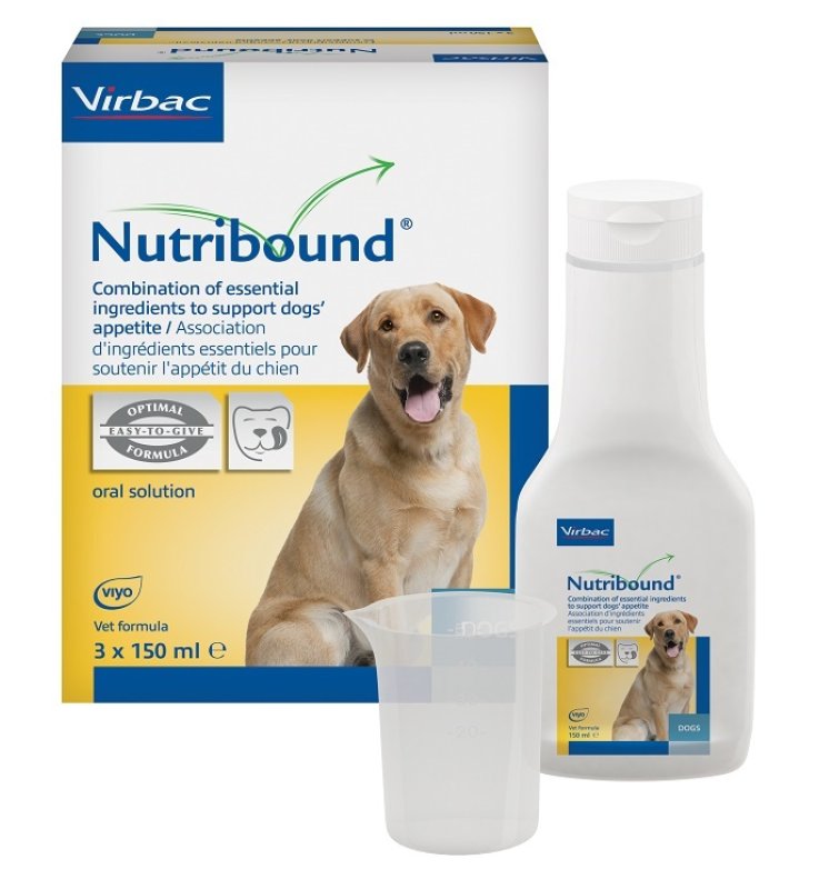 NUTRIBOUND SOLUZIONE ORALE APPETIBILE PER CANI 3 FLACONI DA150 ML