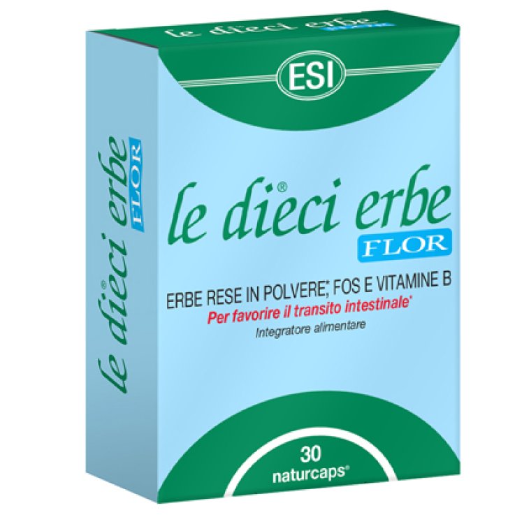 ESI LE DIECI ERBE FLOR 30 CAPSULE ESI LE DIECI ERBE FLOR 30 CAPSULE