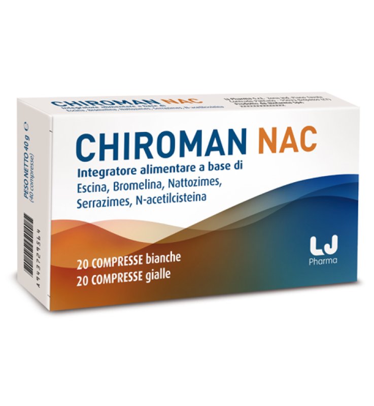 CHIROMAN NAC 20 COMPRESSE BIANCHE + 20 COMPRESSE GIALLE