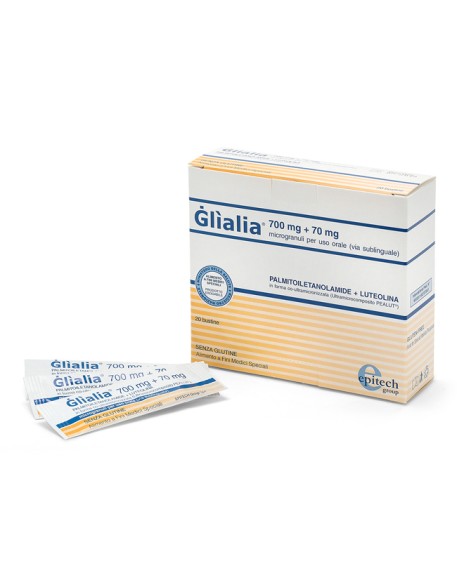 GLIALIA 700MG + 70MG MICROGRANULI USO ORALE VIA SUBLINGUALE20 BUSTINE 1,27 G