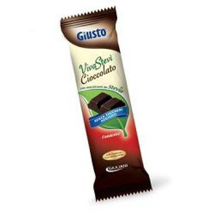 GIUSTO SENZA ZUCCHERO CIOCCOLATO CON STEVIA FONDENTE 35 G GIUSTO SENZA ZUCCHERO CIOCCOLATO CON STEVIA FONDENTE 35 G