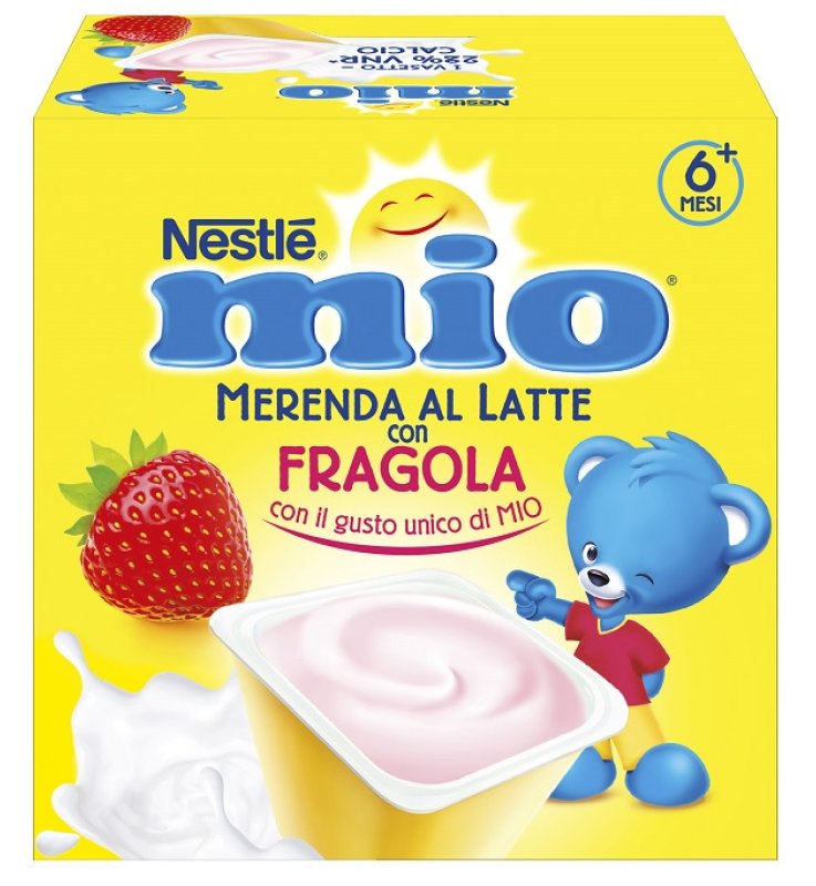 MIO Mer.Latte Fragola 4x100g