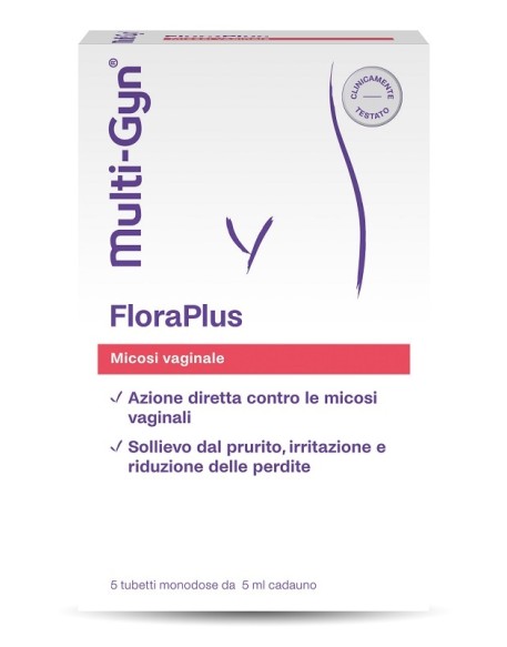 FLORAPLUS MULTI GYN CANDIDOSI VAGINALE 5 TUBETTI X 5 ML