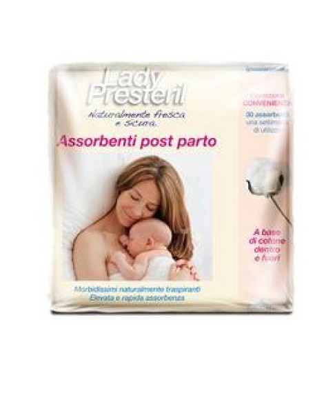 LADY PRESTERIL POSTPARTO 30 PEZZI