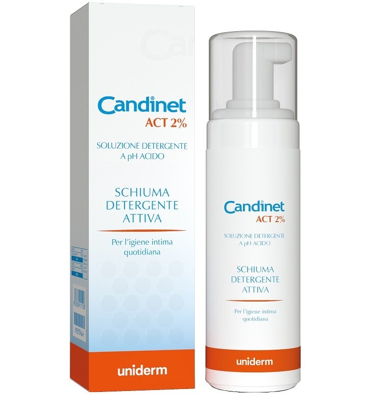 CANDINET ACT 2% SCHIUMA DETERGENTE ATTIVA 150 ML