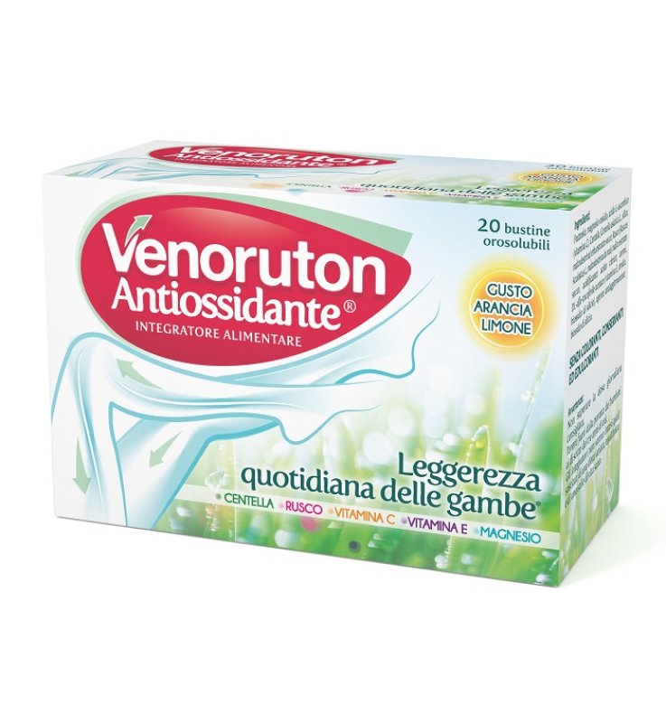 VENORUTON ANTIOSSIDANTE 20 BUSTINE OROSOLUBILI MONODOSE VENORUTON ANTIOSSIDANTE 20 BUSTINE OROSOLUBILI MONODOSE