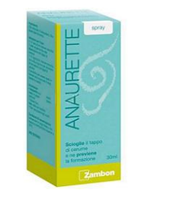 SPRAY IRRIGATORE PER LA RIMOZIONE DEL CERUME ANAURETTE 30 ML
