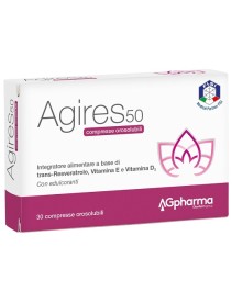 AGIRES 50 30 COMPRESSE OROSOLUBILI SCATOLA 5,4 G