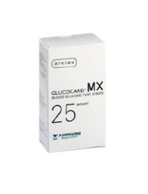 STRISCE MISURAZIONE GLICEMIA GLUCOCARD MX 25 PEZZI