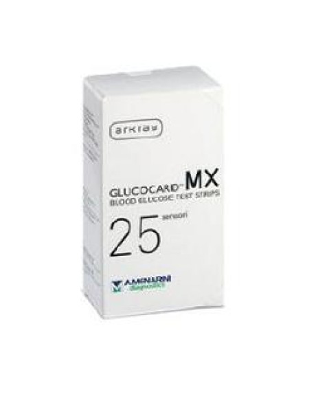 STRISCE MISURAZIONE GLICEMIA GLUCOCARD MX 25 PEZZI