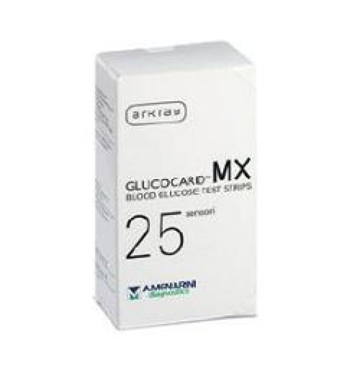STRISCE MISURAZIONE GLICEMIA GLUCOCARD MX 25 PEZZI STRISCE MISURAZIONE GLICEMIA GLUCOCARD MX 25 PEZZI