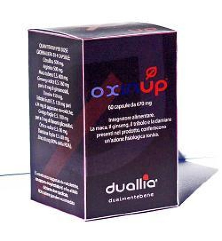 Oxinup | Citrullina Arginina Maca Ginseng Vitalit&agrave; e Performance 60CPS