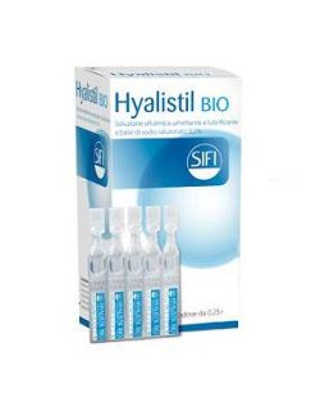 SOLUZIONE OFTALMICA UMETTANTE LUBRIFICANTE HYALISTIL BIO ACIDO IALURONICO 0,2% 30 FLACONCINI 0,25 ML