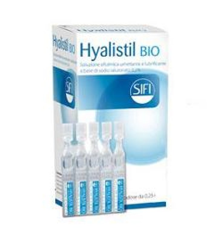 SOLUZIONE OFTALMICA UMETTANTE LUBRIFICANTE HYALISTIL BIO ACIDO IALURONICO 0,2% 30 FLACONCINI 0,25 ML