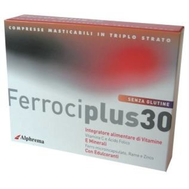 FERROCIPLUS 30 24 COMPRESSE MASTICABILI FERROCIPLUS 30 24 COMPRESSE MASTICABILI
