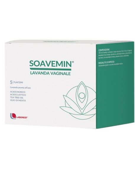 SOAVEMIN LAVANDA VAGINALE 5 FLACONI 100 ML