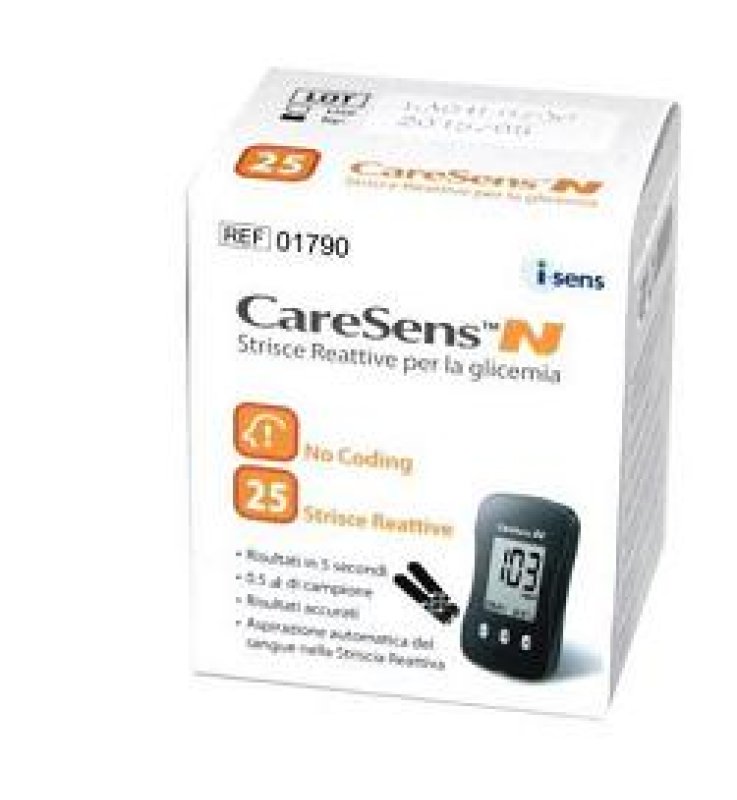 STRISCE MISURAZIONE GLICEMIA CARESENS N 50 PEZZI