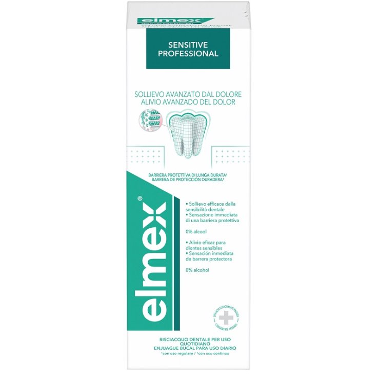 ELMEX SENTITIVE PROFESSIONAL COLLUTORIO 400 ML ELMEX SENTITIVE PROFESSIONAL COLLUTORIO 400 ML