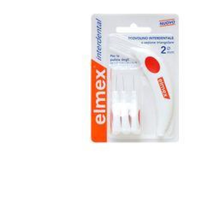 ELMEX INTERDENTAL SCOVOLINO INTERDENTALE 2 MM 6 TESTINE + MANICO ELMEX INTERDENTAL SCOVOLINO INTERDENTALE 2 MM 6 TESTINE + MANICO