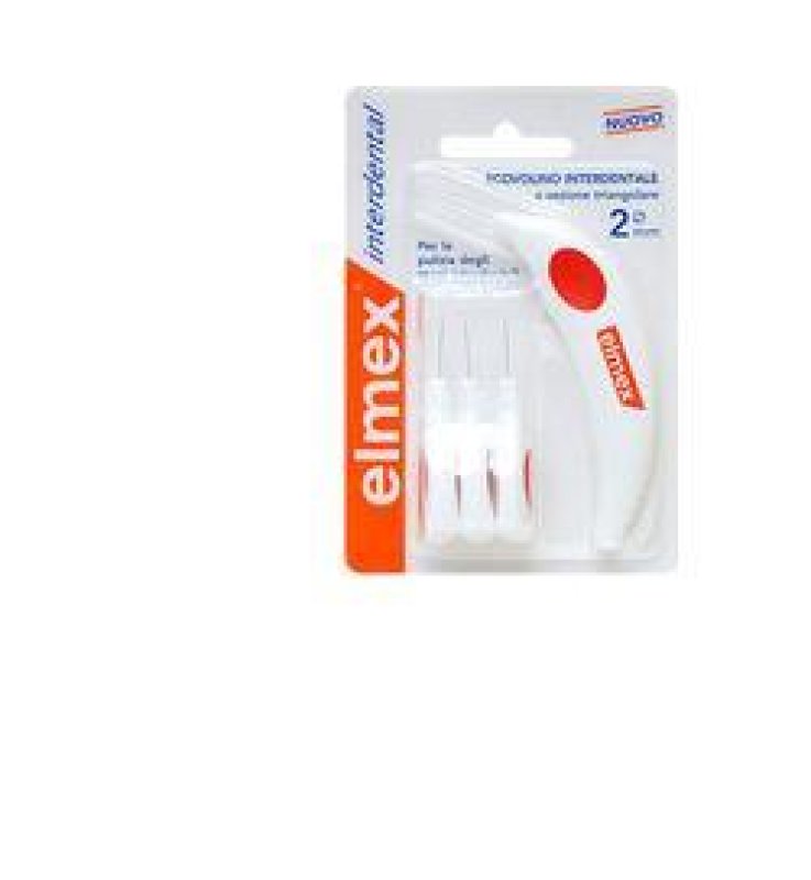 ELMEX INTERDENTAL SCOVOLINO INTERDENTALE 2 MM 6 TESTINE + MANICO ELMEX INTERDENTAL SCOVOLINO INTERDENTALE 2 MM 6 TESTINE + MANICO