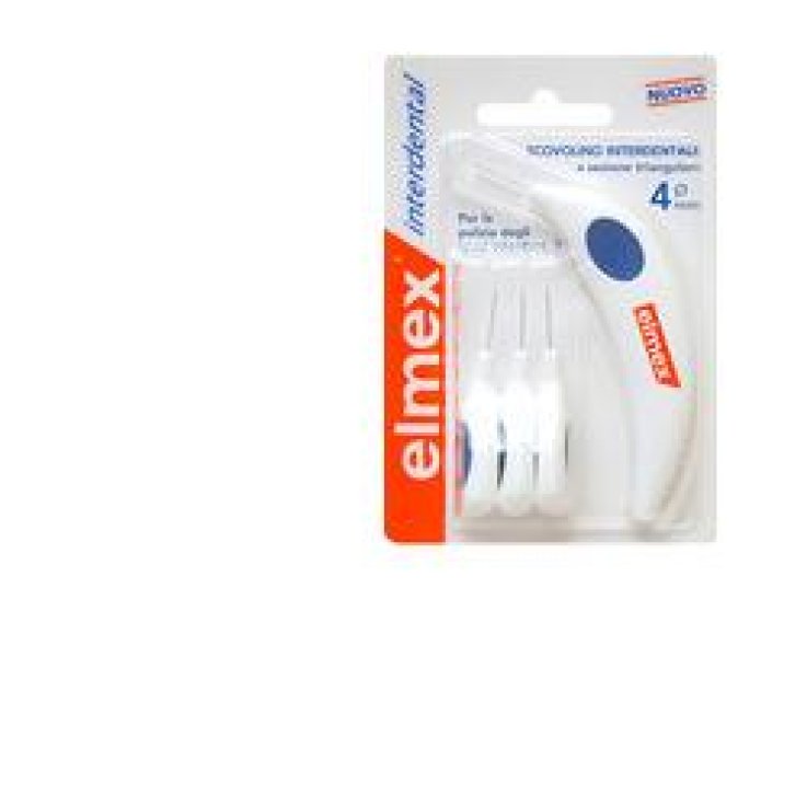 ELMEX INTERDENTAL SCOVOLINO INTERDENTALE 4 MM 6 TESTINE + MANICO ELMEX INTERDENTAL SCOVOLINO INTERDENTALE 4 MM 6 TESTINE + MANICO