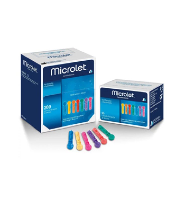 LANCETTE PUNGIDITO PER APPARECCHIO MICROLET LANCETS 200 PEZZI