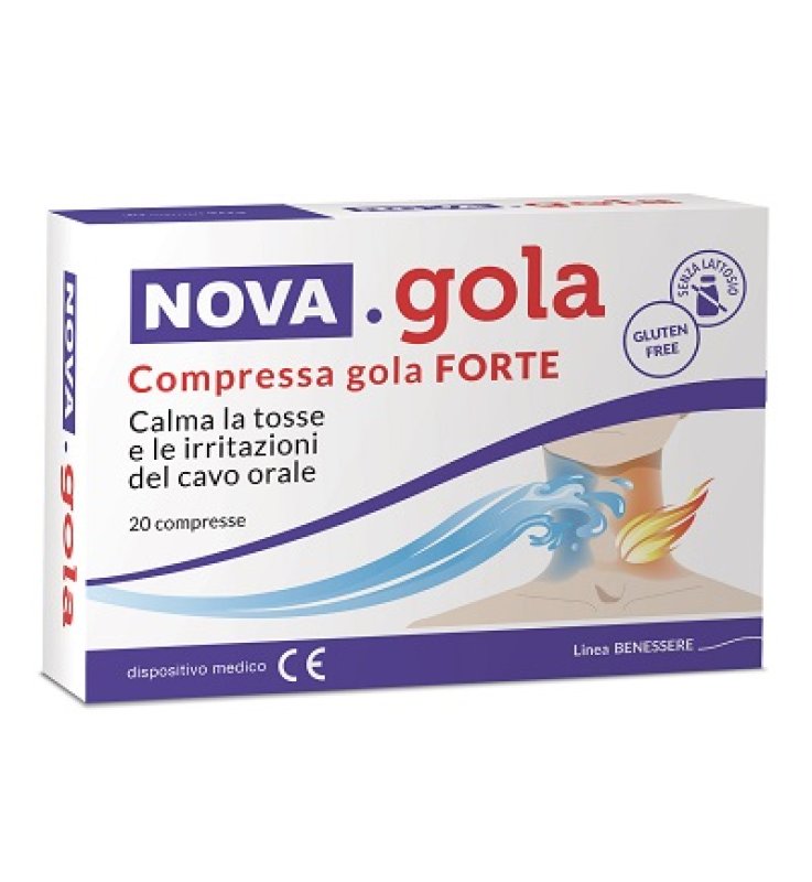 NOVA GOLA COMPRESSA GOLA FORTE 20 COMPRESSE NOVA GOLA COMPRESSA GOLA FORTE 20 COMPRESSE