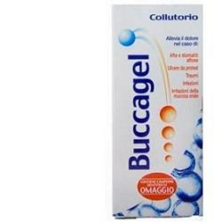BUCCAGEL AFTE COLLUTORIO 200 ML + DENTIFRICIO CAMPIONE OMAGGIO BUCCAGEL AFTE COLLUTORIO 200 ML + DENTIFRICIO CAMPIONE OMAGGIO