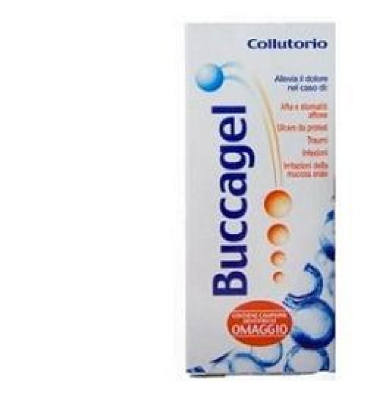 BUCCAGEL AFTE COLLUTORIO 200 ML + DENTIFRICIO CAMPIONE OMAGGIO
