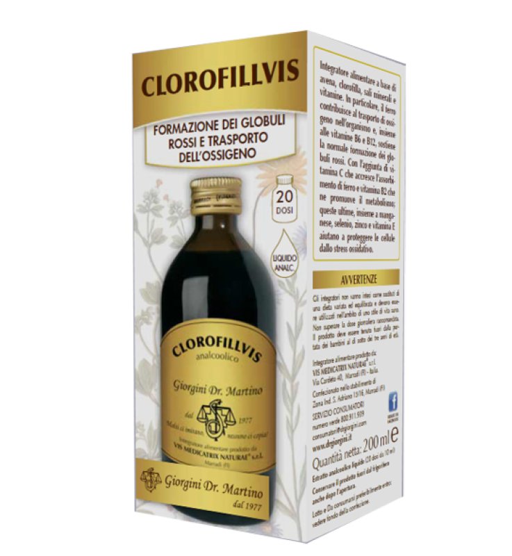 CLOROFILLVIS Liquido An.200ml CLOROFILLVIS Liquido An.200ml