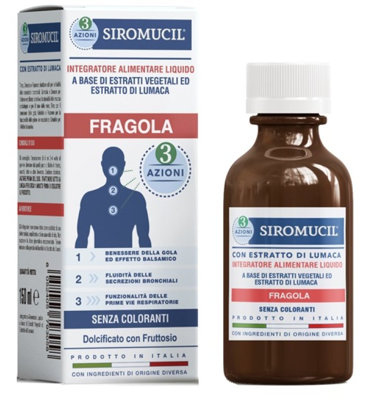 SIROMUCIL 3 AZIONI FRAGOLA 150 ML