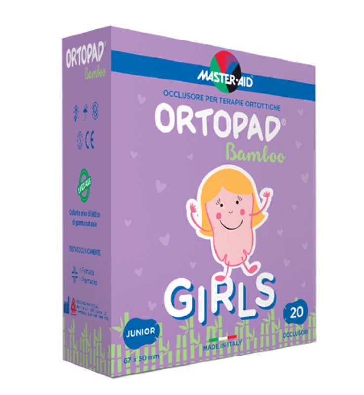 CEROTTO OCULARE PER ORTOTTICA ORTOPAD GIRLS M 5,4X7,6 20 PEZZI