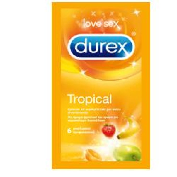 PROFILATTICO DUREX TROPICAL EASY ON 6 PEZZI PROFILATTICO DUREX TROPICAL EASY ON 6 PEZZI