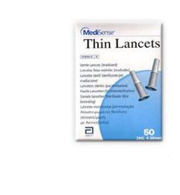 LANCETTE PUNGIDITO MEDISENSE THIN 28 GAUGE 50 PEZZI