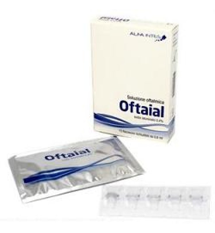SOLUZIONE OFTALMICA OFTAIAL ACIDO IALURONICO 0,4% 15 FLACONCINI MONODOSE 0,6 ML