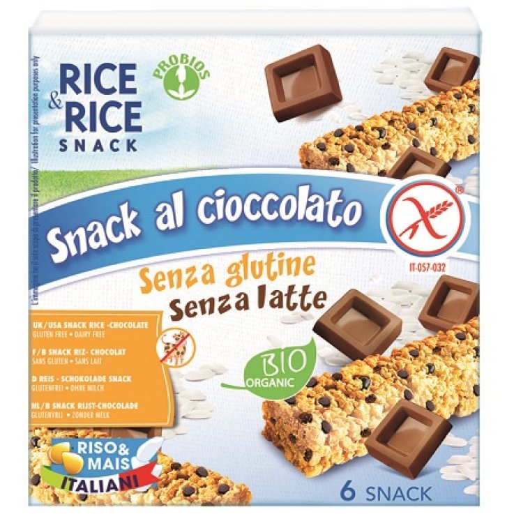 R&R Snack Riso Ciocc.6x21g R&R Snack Riso Ciocc.6x21g