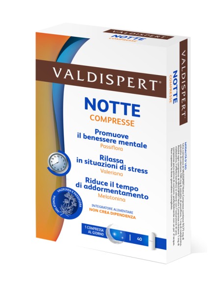 VALDISPERT NOTTE 1MG DI MELATONINA 40 COMPRESSE