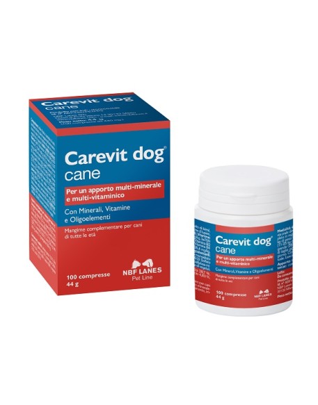 CAREVIT DOG FLACONE 100 COMPRESSE APPETIBILI