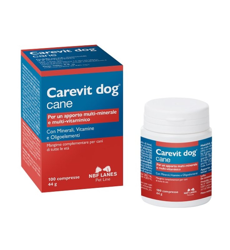 CAREVIT DOG FLACONE 100 COMPRESSE APPETIBILI
