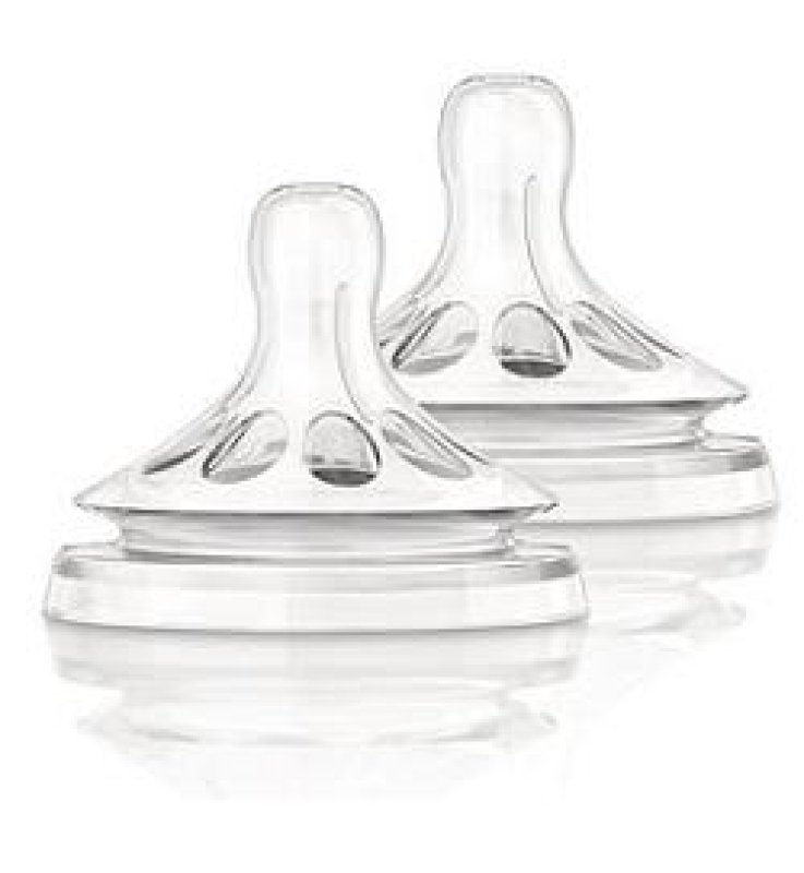 AVENT TETTARELLA NATURAL FLUSSO ABBONDANTE 4 FORI 2 PEZZI