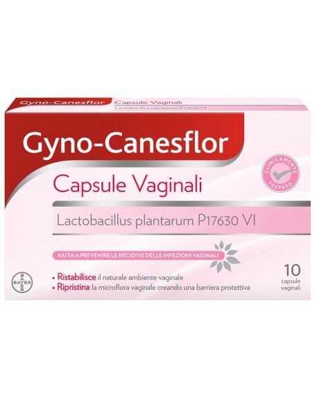 GYNOCANESFLOR 10 CAPSULE VAGINALI