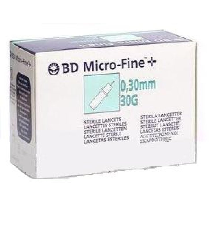 LANCETTE PUNGIDITO BD MICROFINE+ PER OPTIMUS GAUGE 30 25 PEZZI