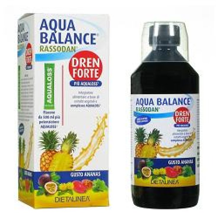 AQUA BALANCE RASSODAN DREN FORTE GUSTO ANANAS 500 ML DIETALINEA + AQUALOSS 2,8 G AQUA BALANCE RASSODAN DREN FORTE GUSTO ANANAS 500 ML DIETALINEA + AQUALOSS 2,8 G