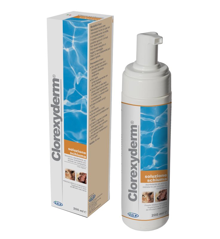 CLOREXYDERM SOLUZIONE SCHIUMA 200 ML