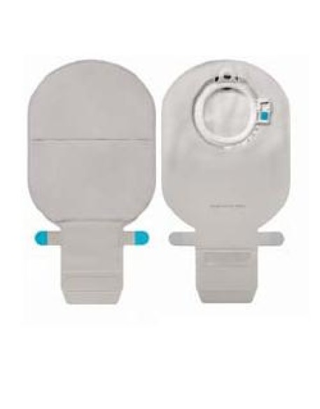 SACCA PER ILEOSTOMIA SENSURA MIO 430 CLICK APERTA CON APERTURA ISPEZIONABILE HIDE-AWAY SISTEMA A 2 PEZZI MIDI FLANGIA 5000 30 PEZZI