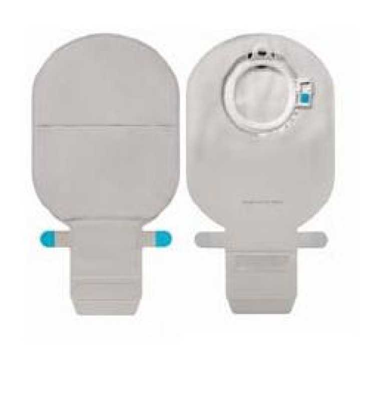 SACCA PER ILEOSTOMIA SENSURA MIO 430 CLICK APERTA CON APERTURA ISPEZIONABILE HIDE-AWAY SISTEMA A 2 PEZZI MAXI FLANGIA 4000 30 PEZZI